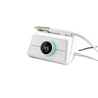 Perceuse à ongles sans balais à couple élevé et faibles vibrations, 45 000 tr/min, rechargeable par USB, polisseuse électrique pour manucure à domicile et en salon