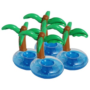 Mùa hè bên hồ bơi vui vẻ <span class=keywords><strong>Inflatable</strong></span> cây cọ hồ bơi Float Cooler với uống chủ sở hữu - Product Image 3
