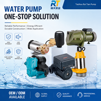 Pompe centrifuge à jet auto-amorçante intelligente WZB, hauteur de refoulement 50m, en fonte et acier inoxydable, pompe de surpression d'eau certifiée CE, OEM