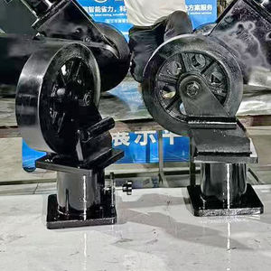 Schwerlast-Lenkrolle, 10 Tonnen, Industriequalität, 12 Zoll, antik schwarz, Gusseisen, mit Positionsverriegelung - Product Image 5