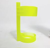 Vente en gros Support d'extincteur en plastique jaune Support de montage robuste pour équipement de sécurité industrielle