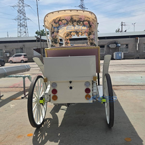 Hot Selling Electric Horse Wagon/Princess Wedding Horse Carriage/Wholesale Sightseeing Flower Carriage for Sale - Product Image 5