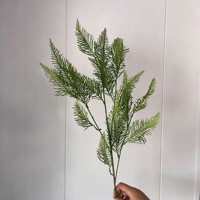 Ranting Asparagus Buatan Plastik Tinggi, Daun Plumosa, Ramah Lingkungan untuk Dekorasi Pernikahan, Thanksgiving, Paskah