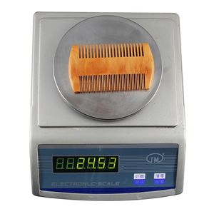 Pettine Tascabile per Barba e Baffi da Uomo in Legno Massello Naturale, Doppia Dentatura Larga, Funzione Massaggio, Prezzo di Fabbrica - Product Image 3