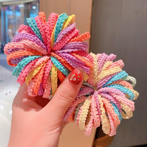 160 Pieces/Set Fashion Light Luxury <b>Sweet</b> Color Series Girl's Hair Tie Popular Design Women's Hair Ties Wholesale Headwear - Product Image 1