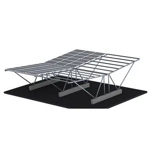 批发价格专业结构设计金属太阳能支架太阳能车棚制造商