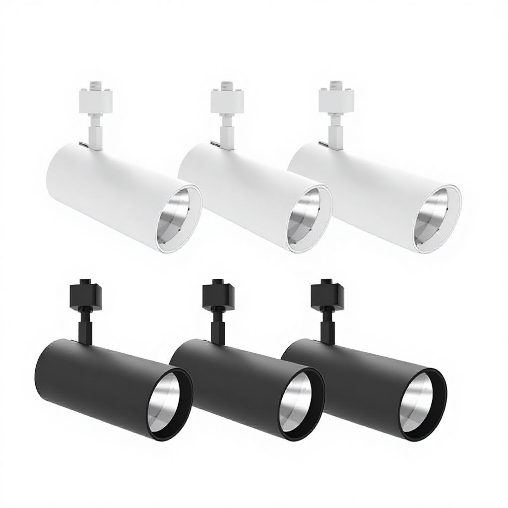 Modern Dimmable Adjustable 30W 25W 20W 15W 10W Commercial Ceiling Track Light Rail Lighting System Led Track Light