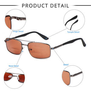 2024遠近両用老眼鏡拡大鏡金属フレーム航空遠近両用老眼鏡 - Product Image 4