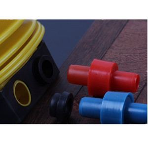 Bomba de aire de pedal Qusheng de 10 cm, de plástico amarillo, portátil, para colchón inflable - Product Image 2