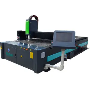 Máquina de corte a laser do metal 1kw 2kw 3kw, máquina de corte de fibra de carbono da folha de alumínio