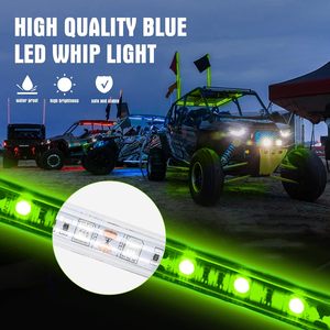 Nouvelle lampe LED fouet de 0,9 m (3 pi) en aluminium et <span class=keywords><strong>PC</strong></span> pour camion, VTT, UTV, RZR, Polaris, tout-terrain, buggy des dunes, 4x4 - Product Image 5