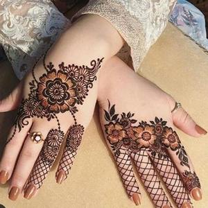 OEM all'ingrosso fabbrica Custom Henna tatuaggio adesivi a mano Design bianco piccolo mano henné adesivi per le <span class=keywords><strong>mani</strong></span> - Product Image 3