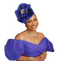 Bonnet Sutra Cetak Sablon Unik Nigeria, Motif Bunga Etnik, Satin Berkualitas Tinggi, Model Terbaru untuk Wanita Afrika, Dapat Disesuaikan, Grosir