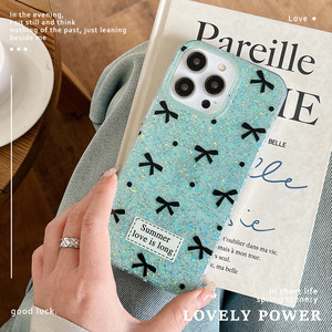 Long Lanh Điện Thoại Di Động Trường Hợp Đối Với <span class=keywords><strong>iPhone</strong></span> 16 15 14 13 Cộng Với Pro Max <span class=keywords><strong>Bling</strong></span> Epoxy Nữ Tính Bow Thiết Kế Chống Sốc Điện Thoại Trường Hợp - Product Image 5