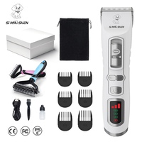SiMAiSHEN Pet D3 Vente en gros OEM Accessoires pour chats Tondeuses électriques pour chiens avec écran LED Outils de démêlage pour animaux de compagnie