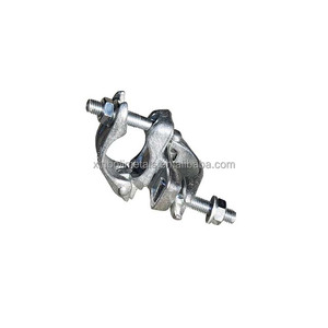 Accouplement de coffrage en acier BS1139 EN74 Q235 avec pince pivotante à simple ou double embout, accessoires pour planches de coffrage, emballé dans un sac - Product Image 4