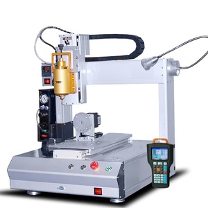 Tùy chỉnh động cơ servo đôi trạm Z trục quay tự động keo Dispenser máy - Product Image 4