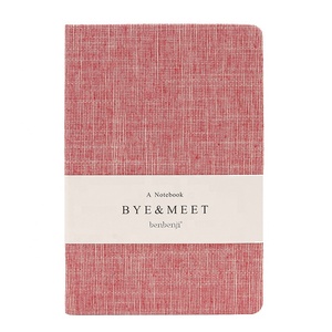 Sinh thái thân thiện với sản phẩm 2025 2026 biểu tượng tùy chỉnh sức khỏe Tâm thần vải bao phủ Tạp Chí linen vải ràng buộc máy tính xách tay - Product Image 1