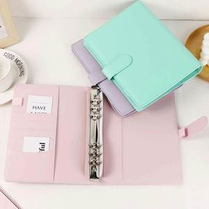 สมุดโน้ตปกหนัง PU สีมาการอง A5 แบบ DIY พร้อมคุณสมบัติสะสมโฟโต้การ์ด สำหรับใช้เป็นของแจก - Product Image 4