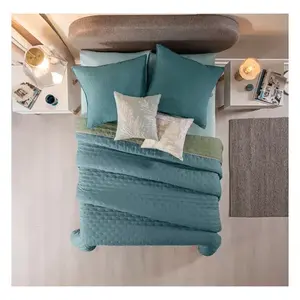 Edredón Ligero Vianney Atlantic Deep 2-View, Acolchado de Poliéster, para las Cuatro Estaciones - Product Image 4