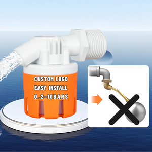 Válvula automática de control de nivel de agua, bola flotante, válvula flotante del tanque de agua, válvula flotante del tanque de combustible - Product Image 1