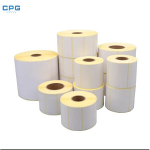 Manufacturer Custom High Quality <b>Plastic</b> Core Thermal Printing Label Supermarket Packaging Barcode Self-Adhesive Label Sticker - Product Image 2