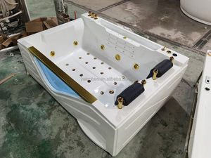 Spa <span class=keywords><strong>de</strong></span> natation en pierre <span class=keywords><strong>acrylique</strong></span> pour 2 personnes au design familial moderne personnalisé <span class=keywords><strong>Baignoire</strong></span> Tv à hydro massage - Product Image 6