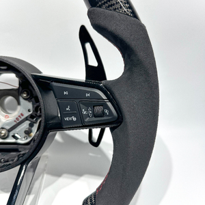Volant personnalisé en fibre de carbone, adapté aux Audi R8, TT, <span class=keywords><strong>Golf</strong></span> Mk7, Mk6, <span class=keywords><strong>Golf</strong></span> GTI, vente directe d'usine, personnalisable - Product Image 3