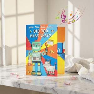 Tarjetas de felicitación musicales personalizadas para niños, productos famosos de alta calidad, con Chip de sonido, regalo para niños, venta al por mayor - Product Image 4
