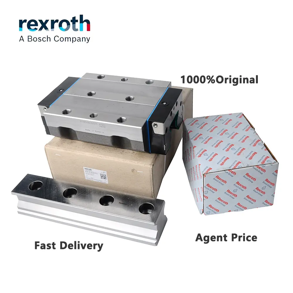 Factory Packaging Germany Original Rexroth H Accuracy Linear Guide Roller Blocks and Rails R180565232 Carriage