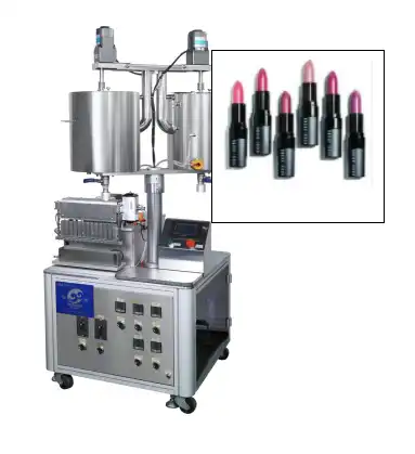 Automatic Lipstick Filling Lip Gloss Machine Makeup Cosmetic Machine With  12 Filling Nozzles