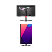 Écran rotatif 27 pouces 2k 240hz type-c moniteurs de trading moniteur de bureau de jeu avec lumière respiratoire RVB