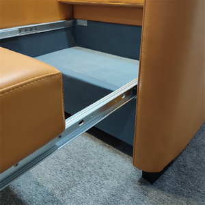 Canapé-<span class=keywords><strong>lit</strong></span> avec rangement Meubles de chambre à coucher <span class=keywords><strong>2</strong></span> <span class=keywords><strong>places</strong></span> Canapés-lits multifonctions coulissants en cuir - Product Image 5