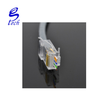 Prix usine chine usine haute qualité Passthrough RJ45 connecteur prise meilleure Mini prise Cat6 Cat5 Rg45 métal 8 broches