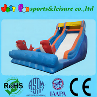 Toboggan aquatique gonflable pas cher pour enfants, grand toboggan aquatique gonflable Kahuna