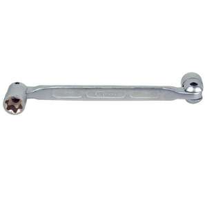 KS TOOLS - 517.0330 Double revolving head spanner for <b>Torx</b> E profile - EAN 4042146070666 <b>WRENCHES</b> HINGED SOCKET COMBIN. <b>WRENCHES</b> - Product Image 1