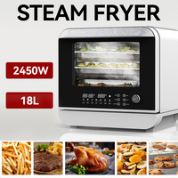 Four à vapeur multifonctionnel numérique 18L en acier inoxydable 1850W pour usage domestique et extérieur, vente en gros d'usine