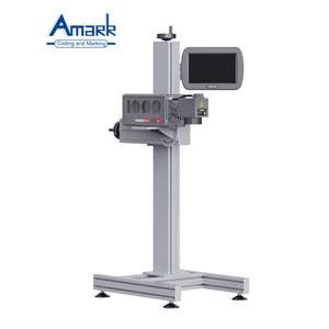 Sistema codificador láser de CO2 compacto de nueva condición, fácil de operar con número de lote de fecha, marcado de código de barras, compatible con formato gráfico PLT - Product Image 2