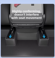 Protections de seuils de porte populaires pour Model Y, protège-sièges arrière, protections d'angle de siège, tapis anti-coup de pied Tesla en cuir PU pour intérieur
