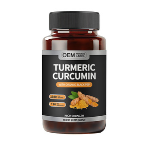 Biologische Kurkuma <span class=keywords><strong>Capsules</strong></span> Hoge Sterkte en Zwarte Peper met Actieve Curcumine met Gember 1380mg - Geavanceerde Kurkuma - Product Image 1