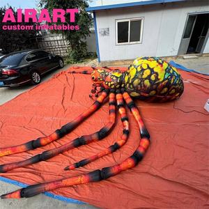 Araña inflable de Halloween, decoración gigante espeluznante para casa embrujada - Product Image 5