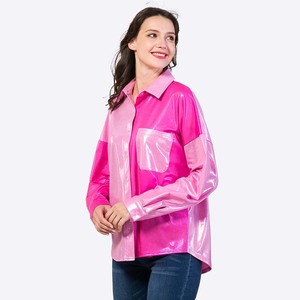 Loose High Quality <strong>Plus</strong> <strong>Size</strong> Manufacturer Wholesale Casual Custom Vintage Functional Outdoor Elegant Sort Blouses <strong>Top</strong> Clothing B - Product Image 3