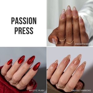 BTArtbox Faux Ongles Courts Réutilisables de Luxe, Haute Qualité, Vente en Gros, French Manucure, Gel Souple, Design Personnalisé, Ongles à Presser Printemps - Product Image 3
