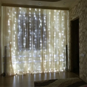 Christmas Waterproof <strong>Window</strong> Curtain Led String <strong>Light</strong> 3M*3M 300led Curtain fairy <strong>Lights</strong> for Home Wedding Christmas Party Family - Product Image 4