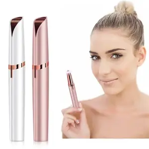 Le plus récent USB chargeant électrique tondeuse à <span class=keywords><strong>sourcils</strong></span> maquillage indolore <span class=keywords><strong>sourcils</strong></span> épilateur rasoir rasoirs épilateur facial femmes épilateur - Product Image 1