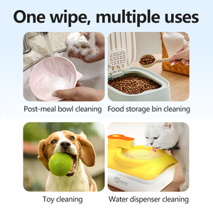 Toallitas Espumosas para Mascotas de Venta Directa de Fábrica, Eliminan Olores en 1 Segundo, Esterilizan la Taza - Product Image 6