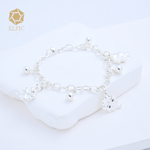 <span class=keywords><strong>Bracciale</strong></span> in Argento 925 <span class=keywords><strong>con</strong></span> Fiore di <span class=keywords><strong>Diamanti</strong></span>, Elegante <span class=keywords><strong>Bracciale</strong></span> di Perle alla Moda per Donna, Gioielli all'Ingrosso - Product Image 4