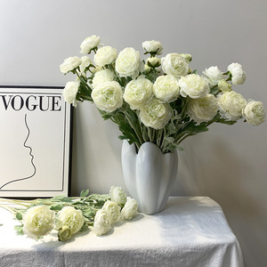 <span class=keywords><strong>Fiore</strong></span> Artificiale di Peonia in Seta di Alta Qualità a 3 Teste, <span class=keywords><strong>Fiore</strong></span> Decorativo per Casa, Matrimoni <span class=keywords><strong>e</strong></span> Feste, Rosa Polveroso - Product Image 5