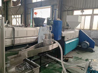 Granulateur à anneau d'eau YKSJ-120S 150-200kg/h, machine de recyclage plastique à vis simple pour films PP PE HDPE, certifié CE
