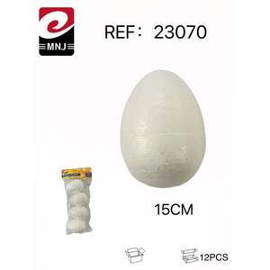 15CM Egg-HUEVO Porex Polyfoam <b>Craft</b> Product for Holiday Decorations - Product Image 1